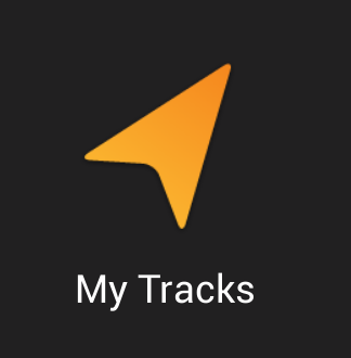 gpsログアプリ「my tracks」アイコン