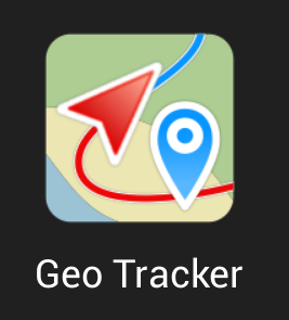 gpsログアプリ「geo tracker」アプリアイコン