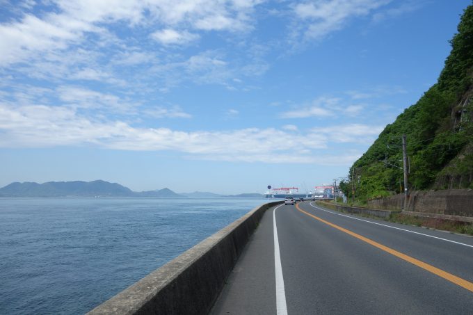 さざなみ海道 竹原への海辺の道