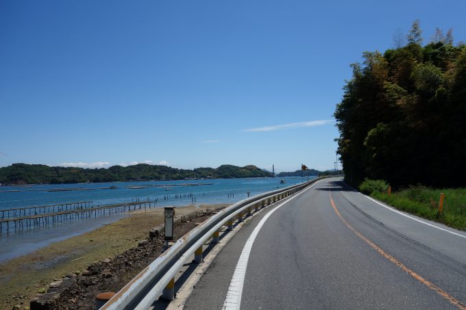さざなみ海道 海辺の景色