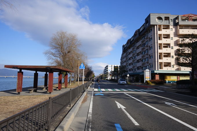 琵琶湖周辺の一般道路