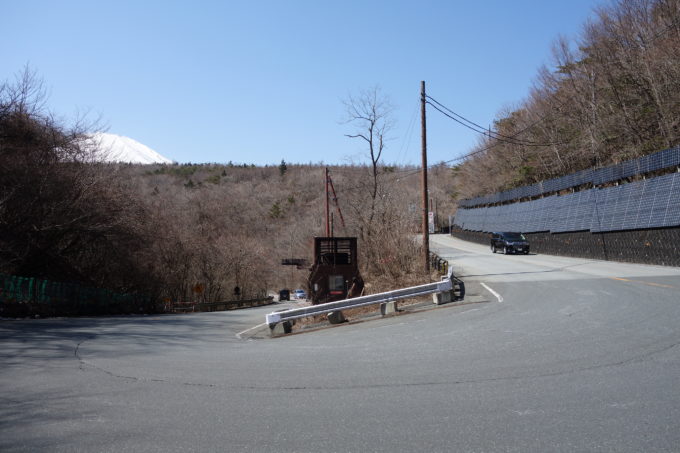 籠坂峠のUターン