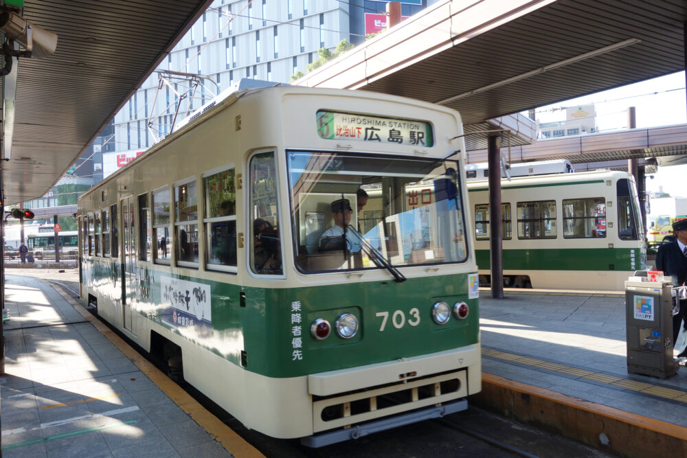 広島駅の路面電車