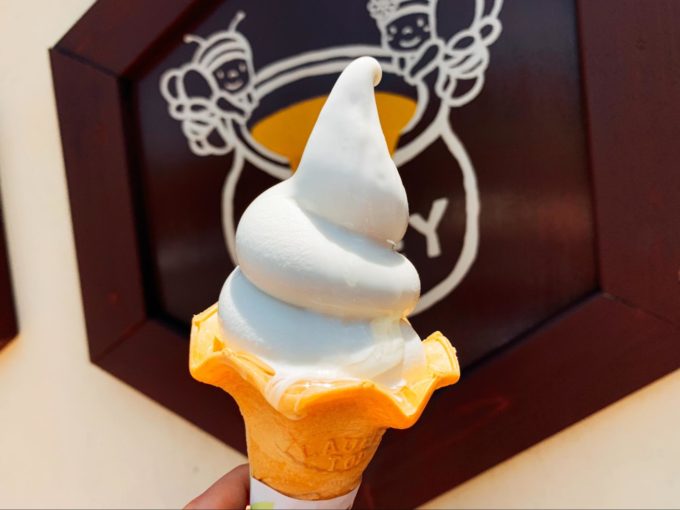 浜名湖三ヶ日　長坂養蜂場のはちみつソフトクリーム