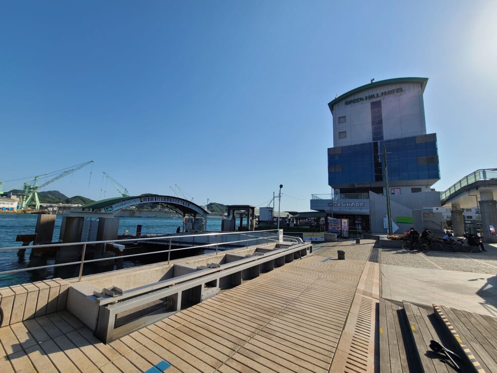 尾道港の風景