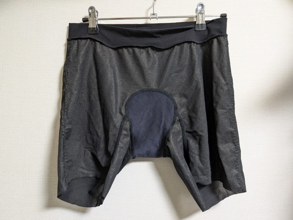 パールイズミメッシュインナーショーツの内側