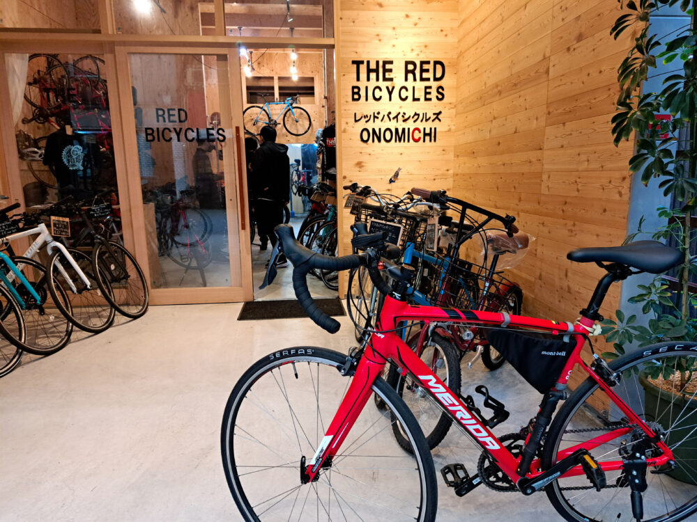 THE RED BICYCLES ONOMICHI（ザレッドバイシクルズ尾道）のレンタサイクル