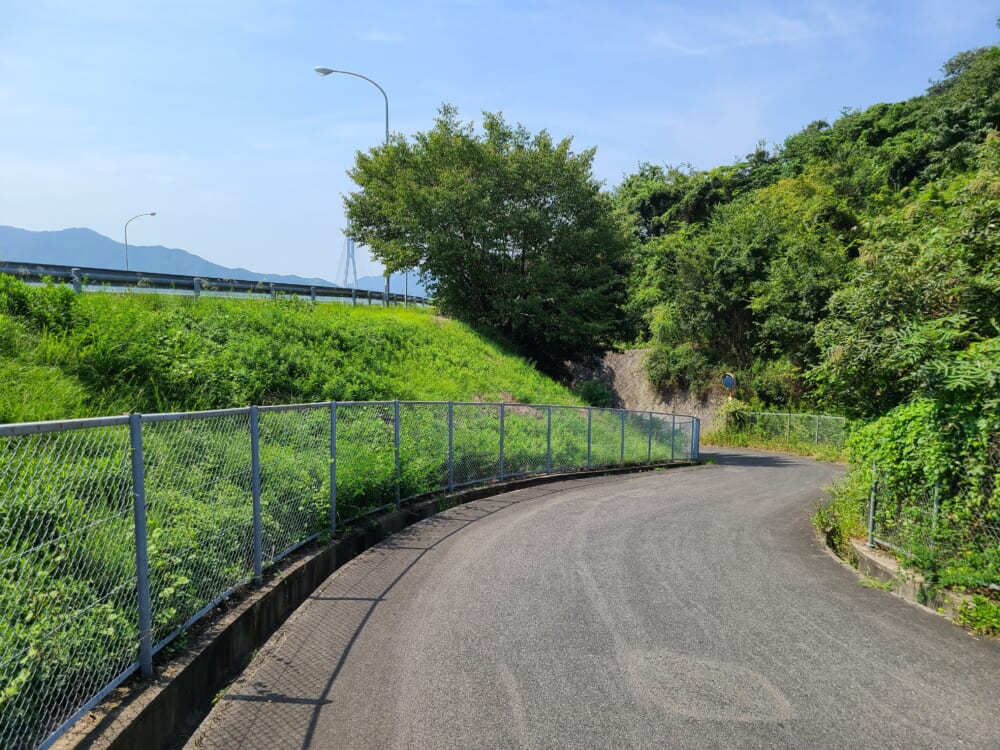 瀬戸田PAから生口島外周への道路