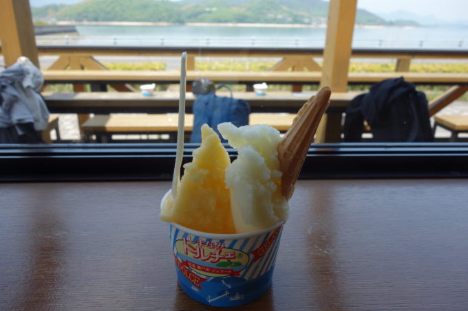 【ドルチェ瀬戸田本店】しまなみ海道生口島の有名店！サッパリ美味しいアイスジェラート