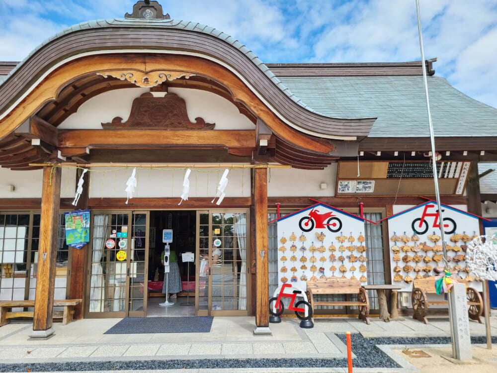 しまなみ海道因島　「自転車神社」大山神社の絵馬