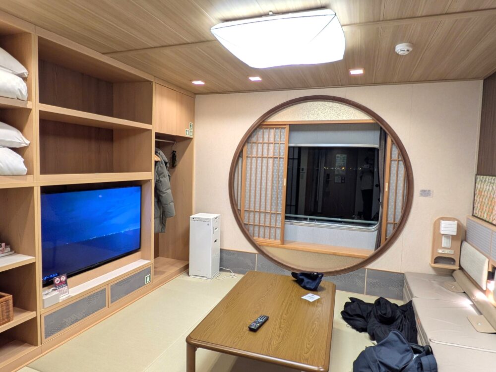 フェリーさんふらわあのセミデラックス和室